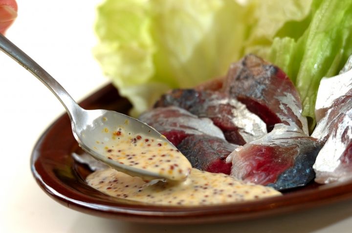 アジの酢漬けサラダの作り方2