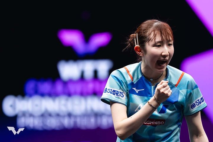 早田ひな（C）WTT