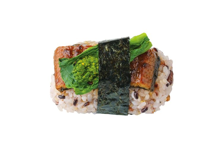 雑穀ご飯で鰻むすび