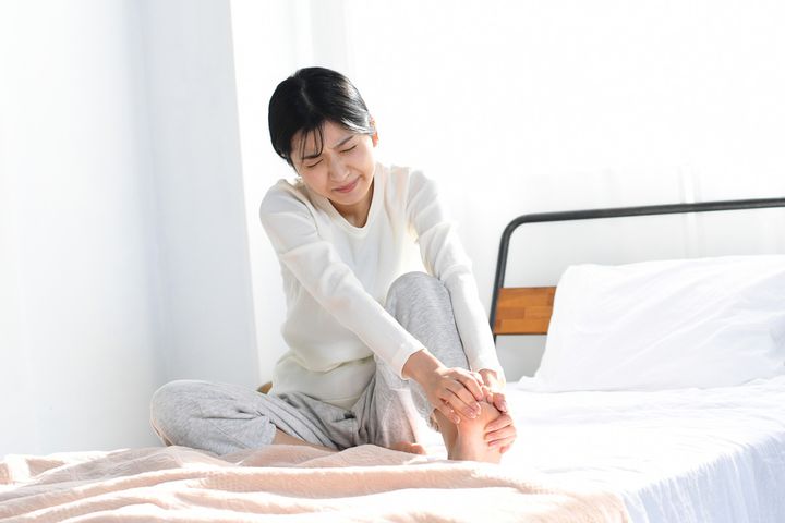 痛い！ 足がつった！