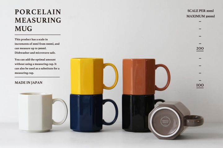 PORCELAIN MEASURING MUG