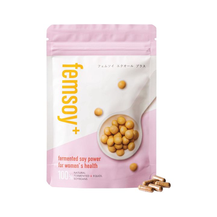 フェムソイ エクオール プラス 30粒 ￥6,750／FEMSOY（ラクニコショップ info@rakunico.com）
