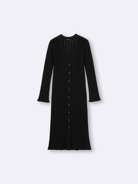 GUのブークレロングカーディガン