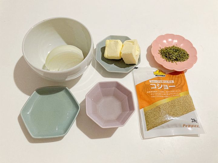 のりバターソースの材料