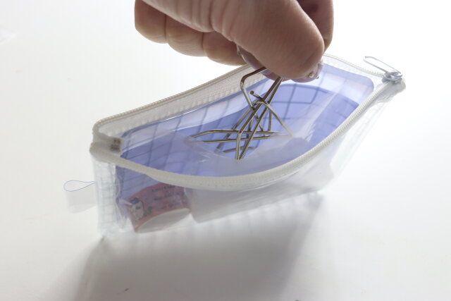 仕切りポケット付きケース 使用例