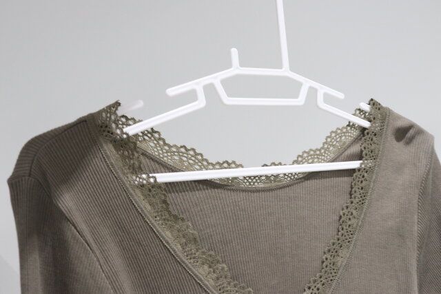 ダイソー ハンガー（40cm、5本） 使用例