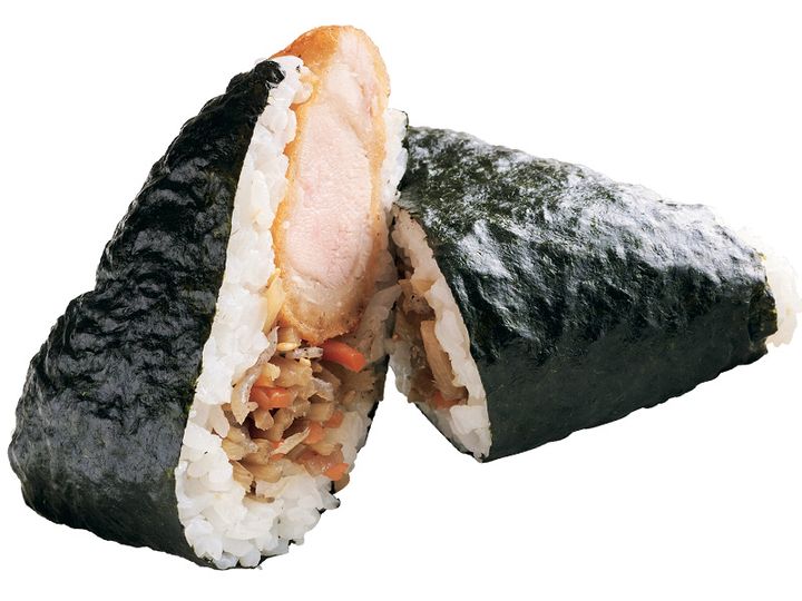 唐揚げときんぴらのおかずおにぎり