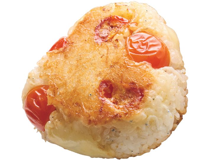 トマトとチーズの香ばし焼きおにぎり