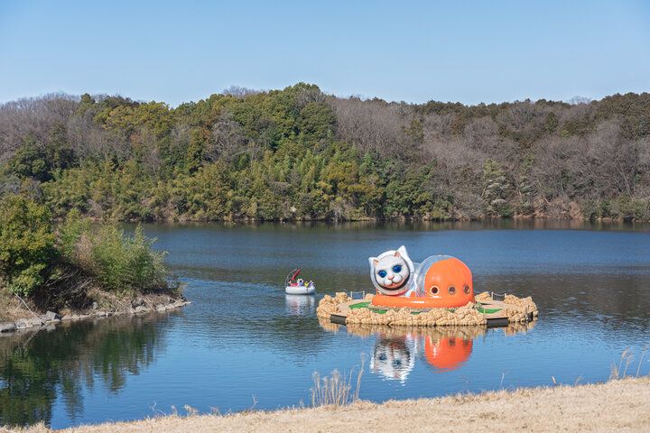 メッツァビレッジに誕生「HYPER MUSEUM HANNO」宮沢湖に猫島も出現