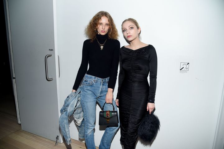 2017年、イベントにともに登場したコリンズとタヴィ・ジェヴィンソ。