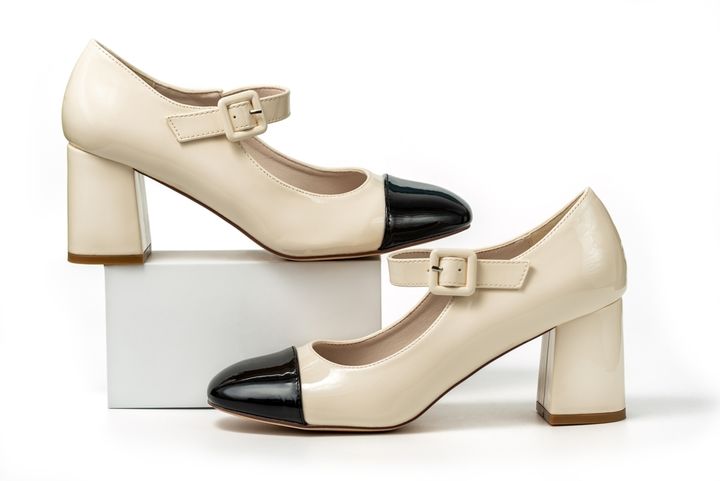 バイカラーのメリージェーン