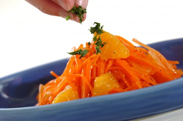 ニンジンとオレンジのサラダの作り方2