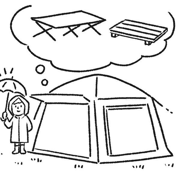 “雨キャンプ”上級者は絶対やってる！簡単にできる対策が神過ぎた…！
