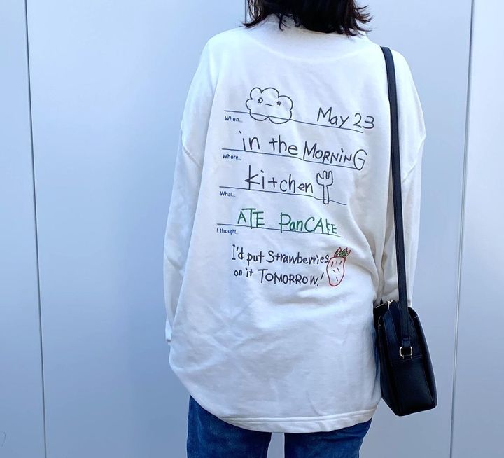 画像: バックロゴがかわいい