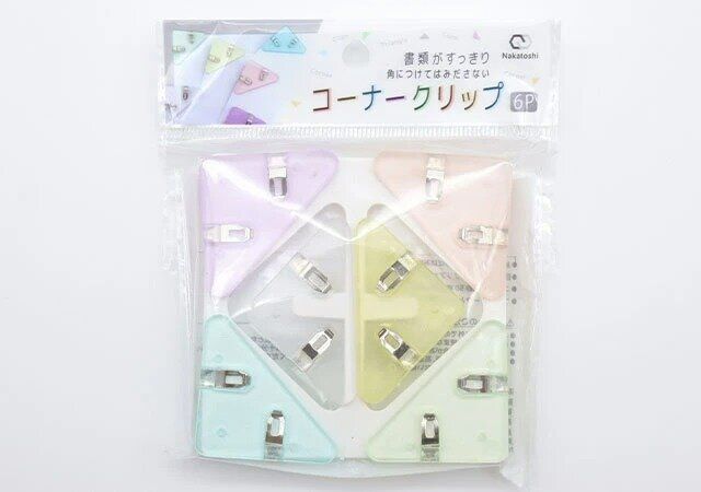 ダイソー コーナークリップ 6P パッケージ