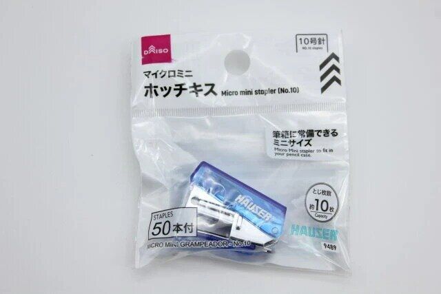 ダイソー マイクロミニホッチキス（10号針） パッケージ