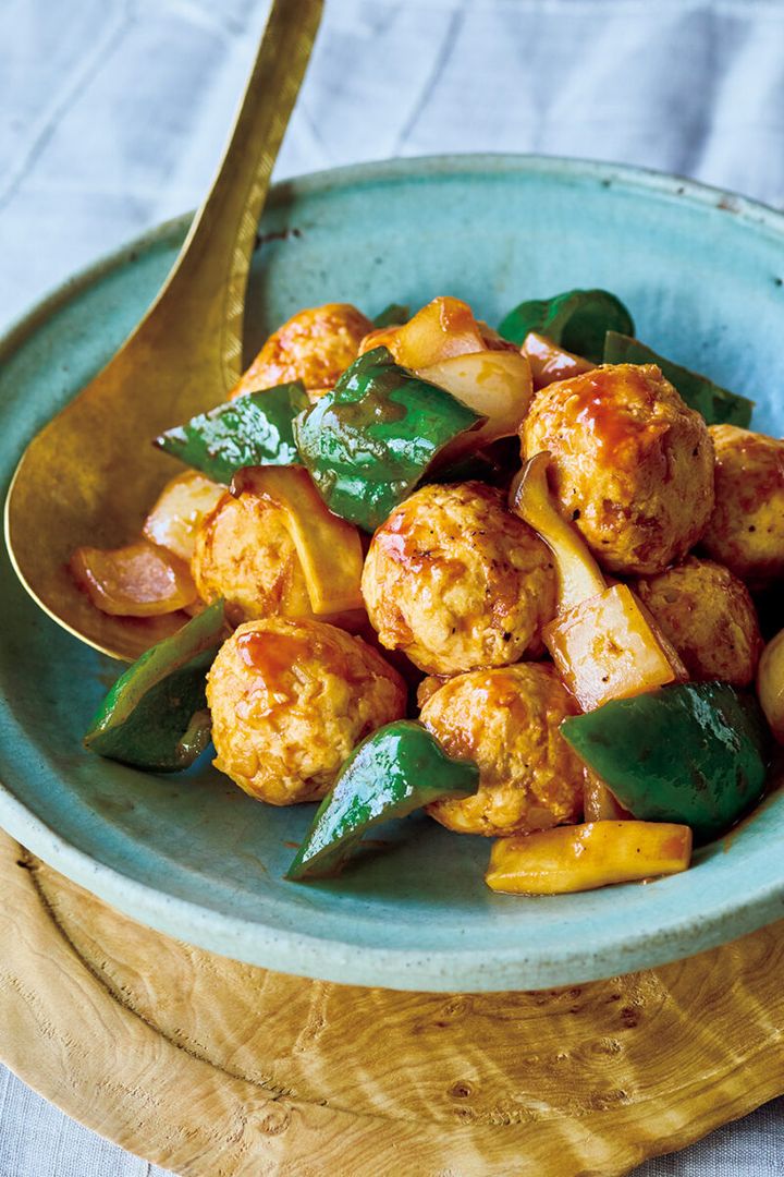 ふわふわで軽やかミートボール 【肉団子炒め】