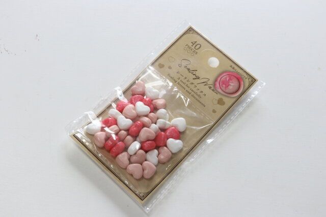 シーリングワックスいちごミルクMIX40P ハンドメイドグッズ