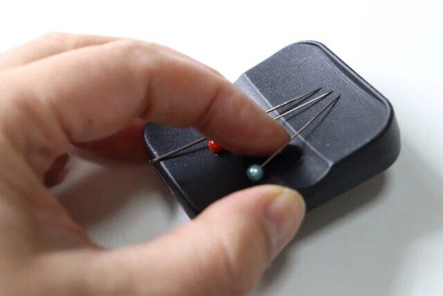 マグネットピンキーパー 使用例