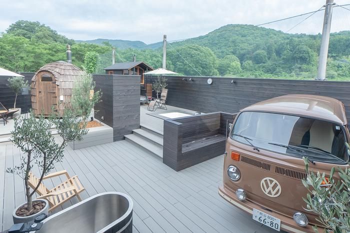 コモリバのパブリックサウナエリア「moku」