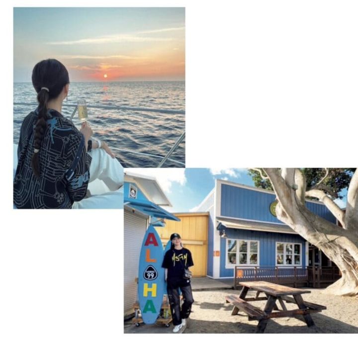 観月ありささんのハワイ旅