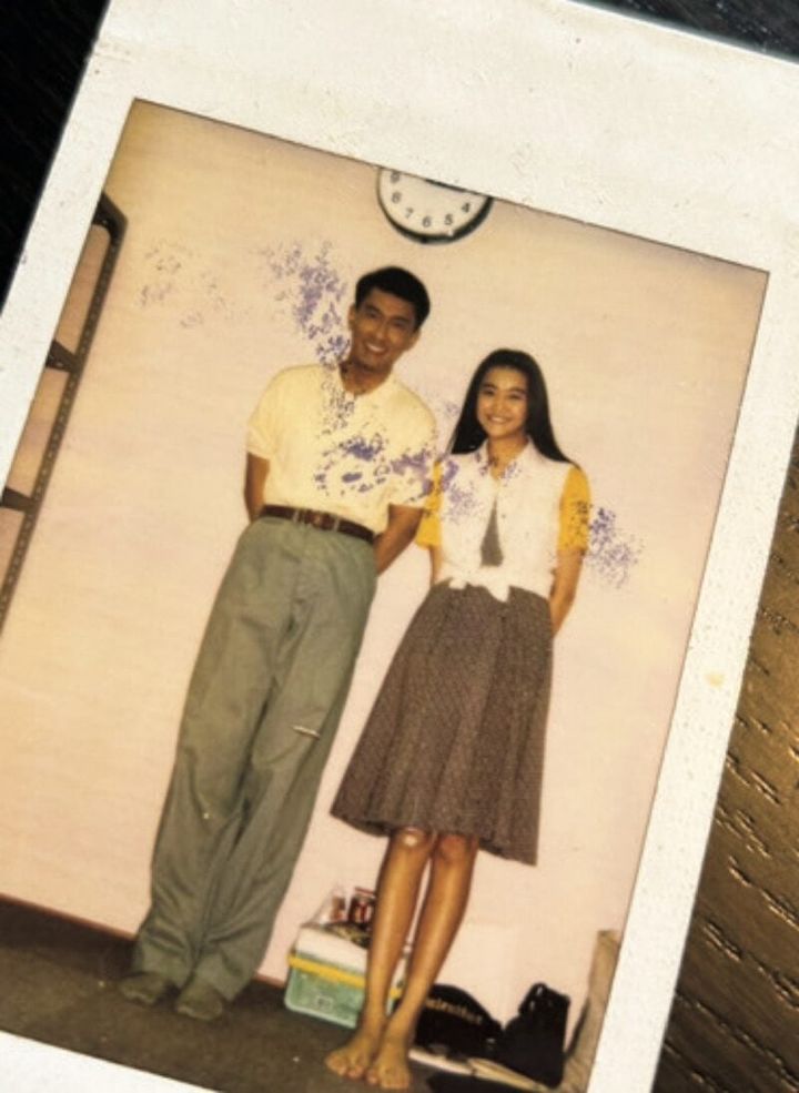 観月ありささんと中井貴一さんの懐かしポラ