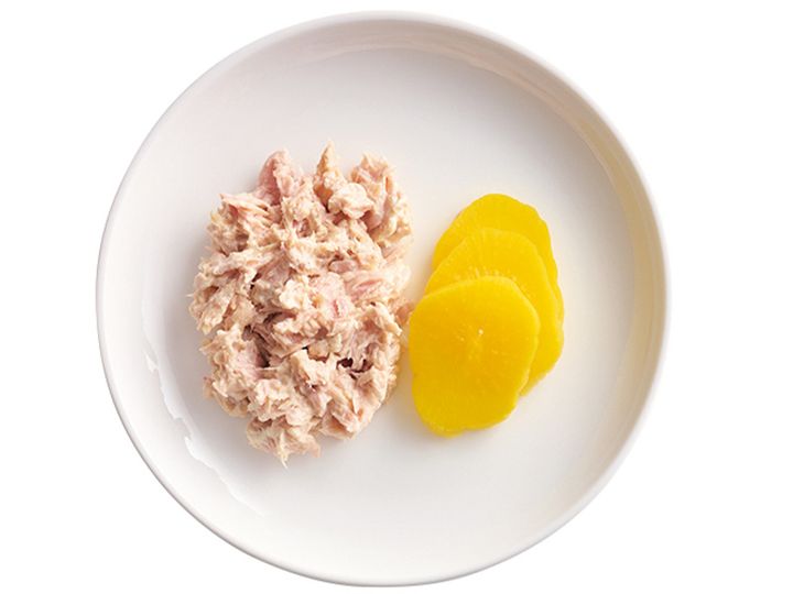 ツナたくあんのキンパ風おにぎりの具材