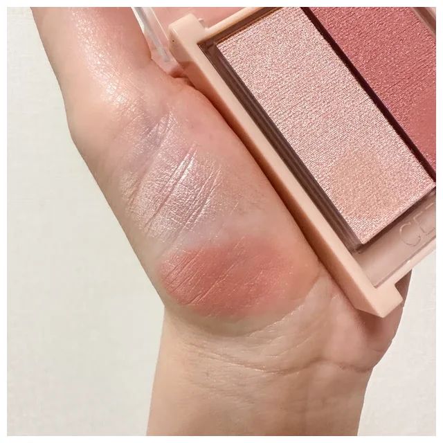 【セザンヌ チーク イエベ】フェイスグロウカラー 02 ローズグロウ