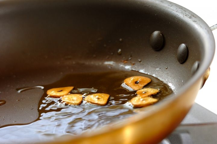 鯛のマスタード焼き菜の花添えの作り方1