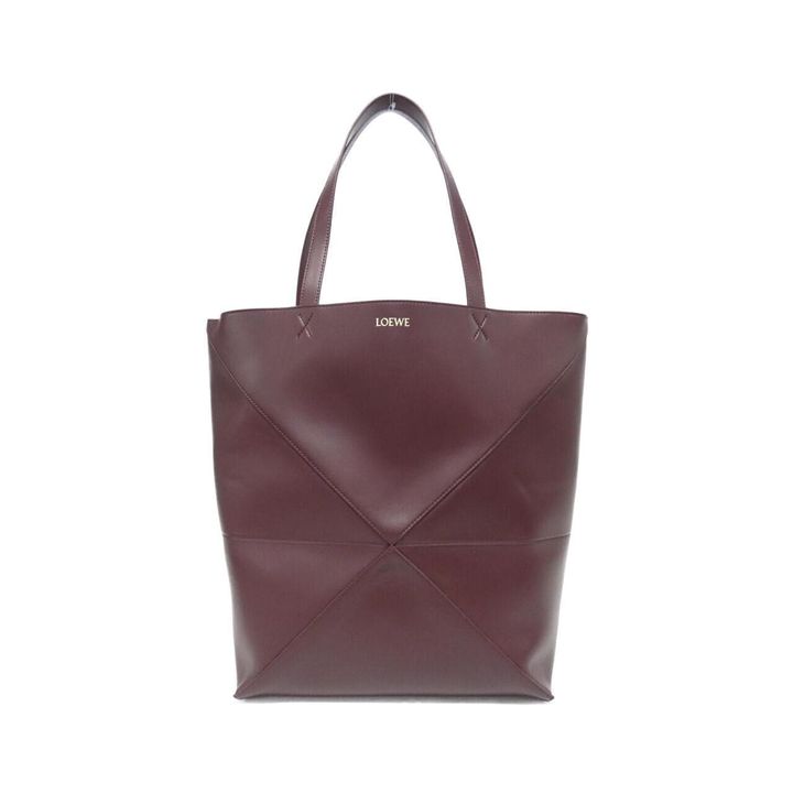 ブラウンのロエベのパズルバッグ