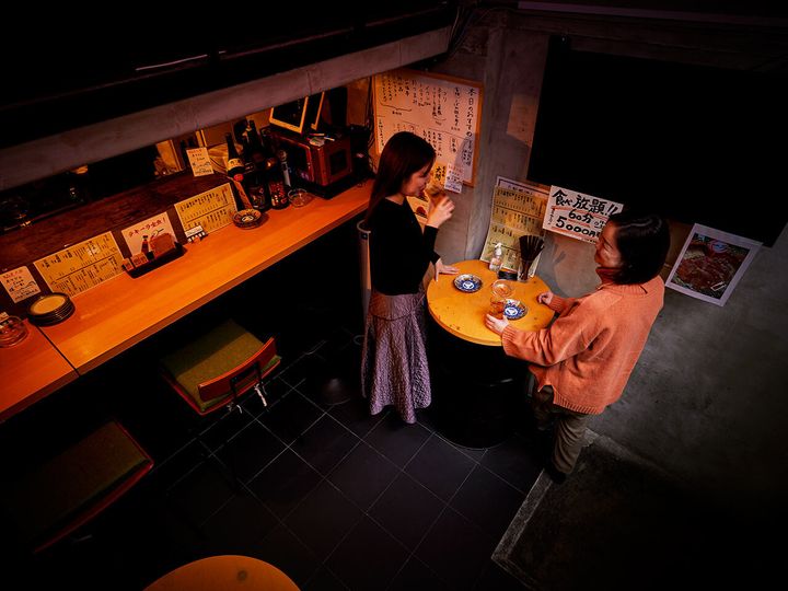 池尻大橋『十方 立ち喰い鮨』の内観