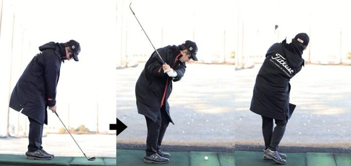 低いフォローが作るには養生テープがオススメ⁉すぐできるアプローチの練習法をレッスン