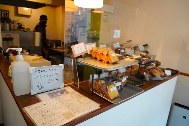 1階で注文し、帰るときに支払うシステム