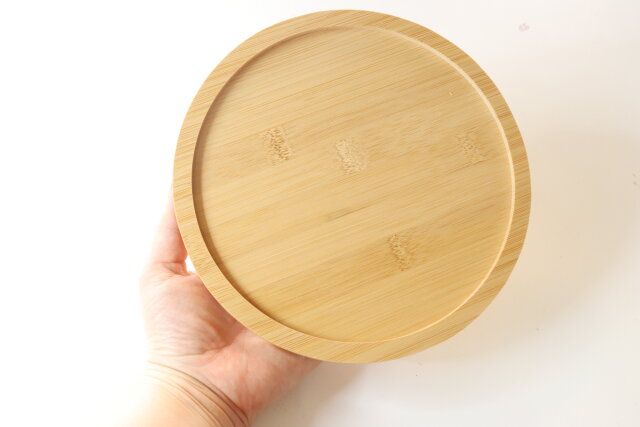 竹製回転台トレイ（直径20cm×2cm）