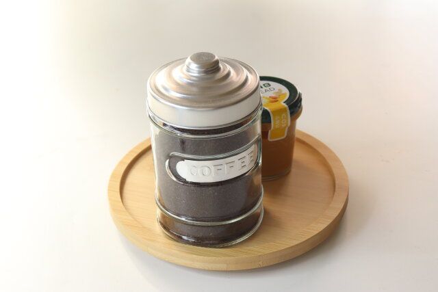 竹製回転台トレイ（直径20cm×2cm） 使用例