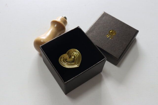 セリア スタンプ保管用箔押しBOX MA-1764 使用例