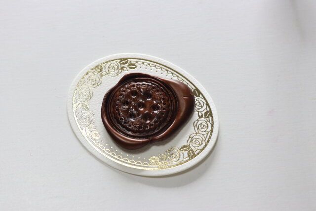 セリアのシーリングワックス押し型 ビスケットのデザイン