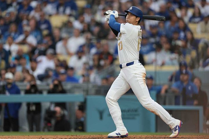 今季2号を放ったドジャース・大谷翔平（C）Getty Images