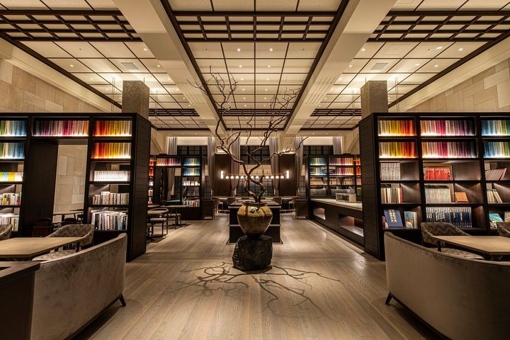 restaurant library the hotel seiryu