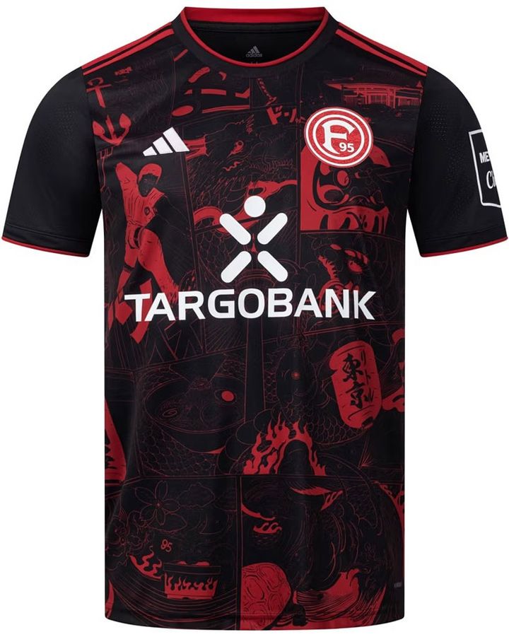 寿司も描く！ドイツ2部フォルトゥナ、「日本の漫画スタイル」ユニフォーム発表 その名も“リトル東京”