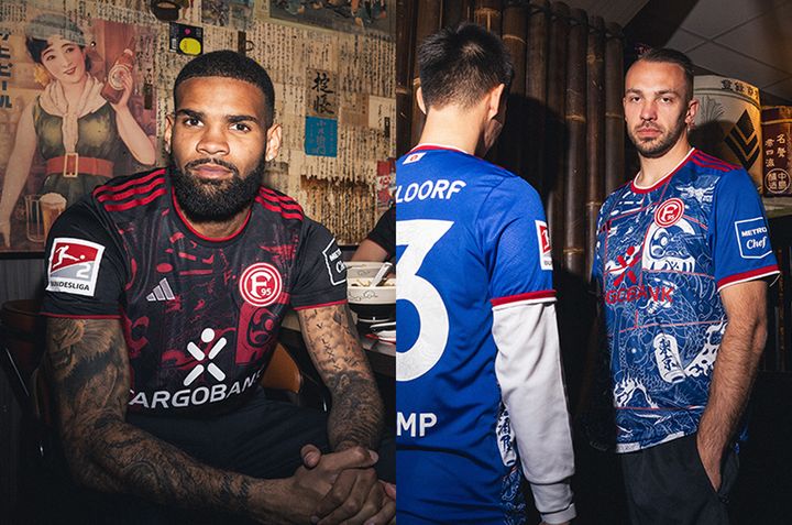 寿司も描く！ドイツ2部フォルトゥナ、「日本の漫画スタイル」ユニフォーム発表 その名も“リトル東京”
