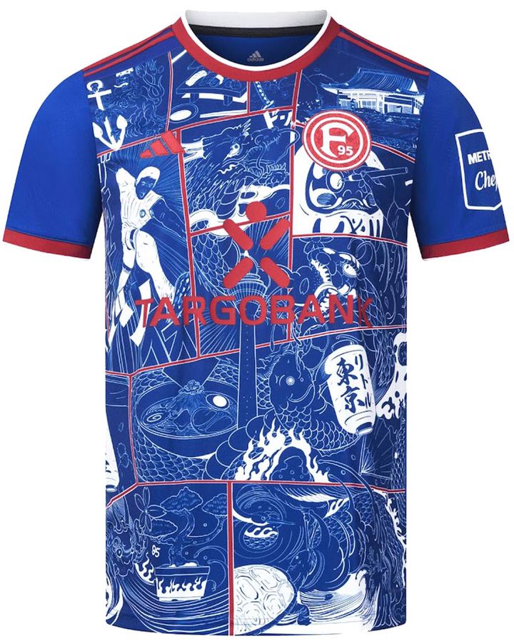 寿司も描く！ドイツ2部フォルトゥナ、「日本の漫画スタイル」ユニフォーム発表 その名も“リトル東京”