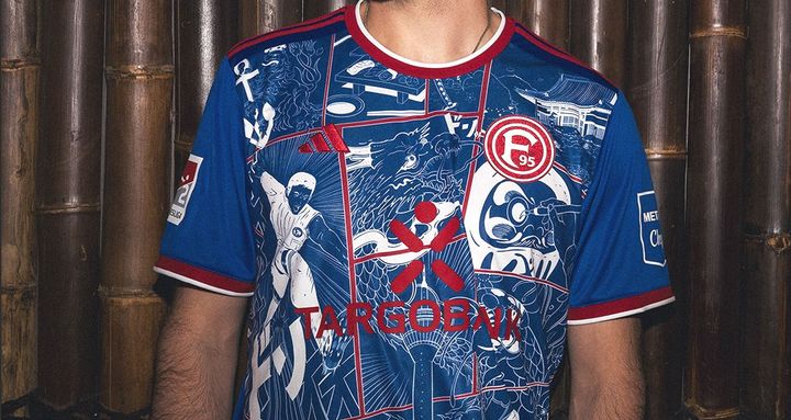 寿司も描く！ドイツ2部フォルトゥナ、「日本の漫画スタイル」ユニフォーム発表 その名も“リトル東京”