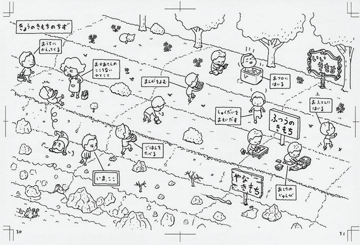 『ぼくはいったい どこにいるんだ』原画