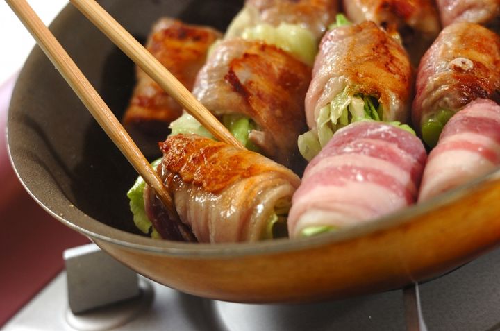 野菜の肉巻き塩ダレがけの作り方3