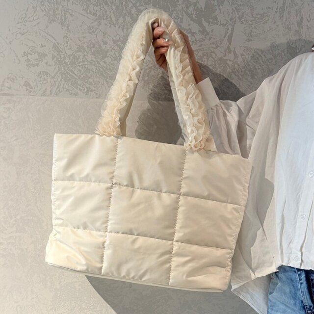 2025春しまむら高見えキルティングトートバッグ