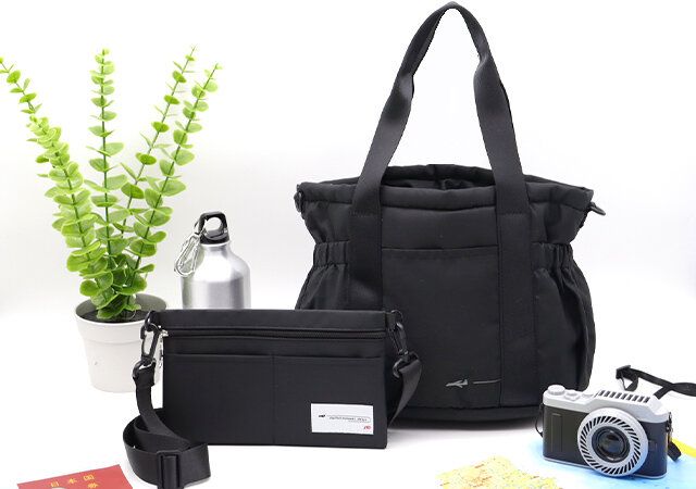 JTB完全監修 ころんとかわいい7ポケット超軽量巾着バッグ