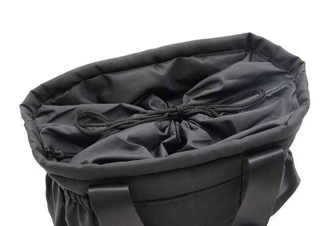 JTB黒巾着バッグ付録レビューメイン収納