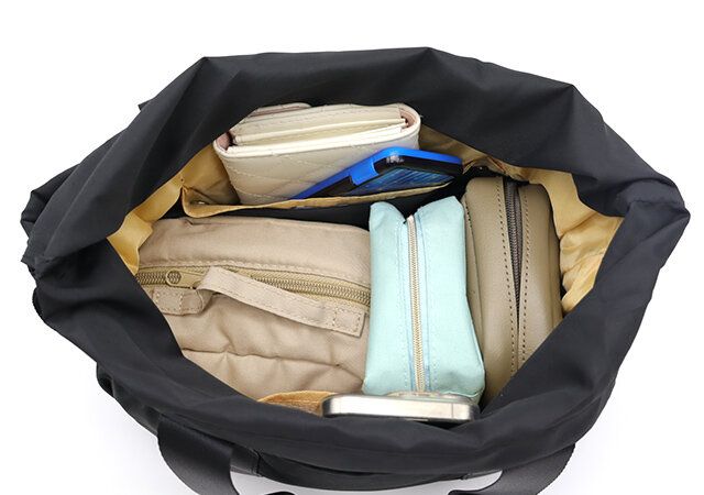 JTB黒巾着バッグ付録レビュー容量