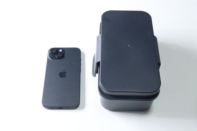 ダイソー 弁当箱（三分割式） サイズ感